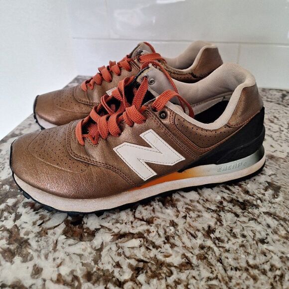 New Balance 574 Gradient Encap Copper Size 7.5 - Picture 4 of 11
